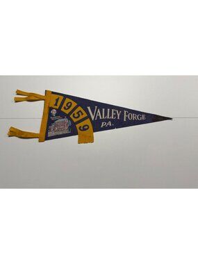 Vintage 1959 Valley Forge, Pennsylvania pennant
